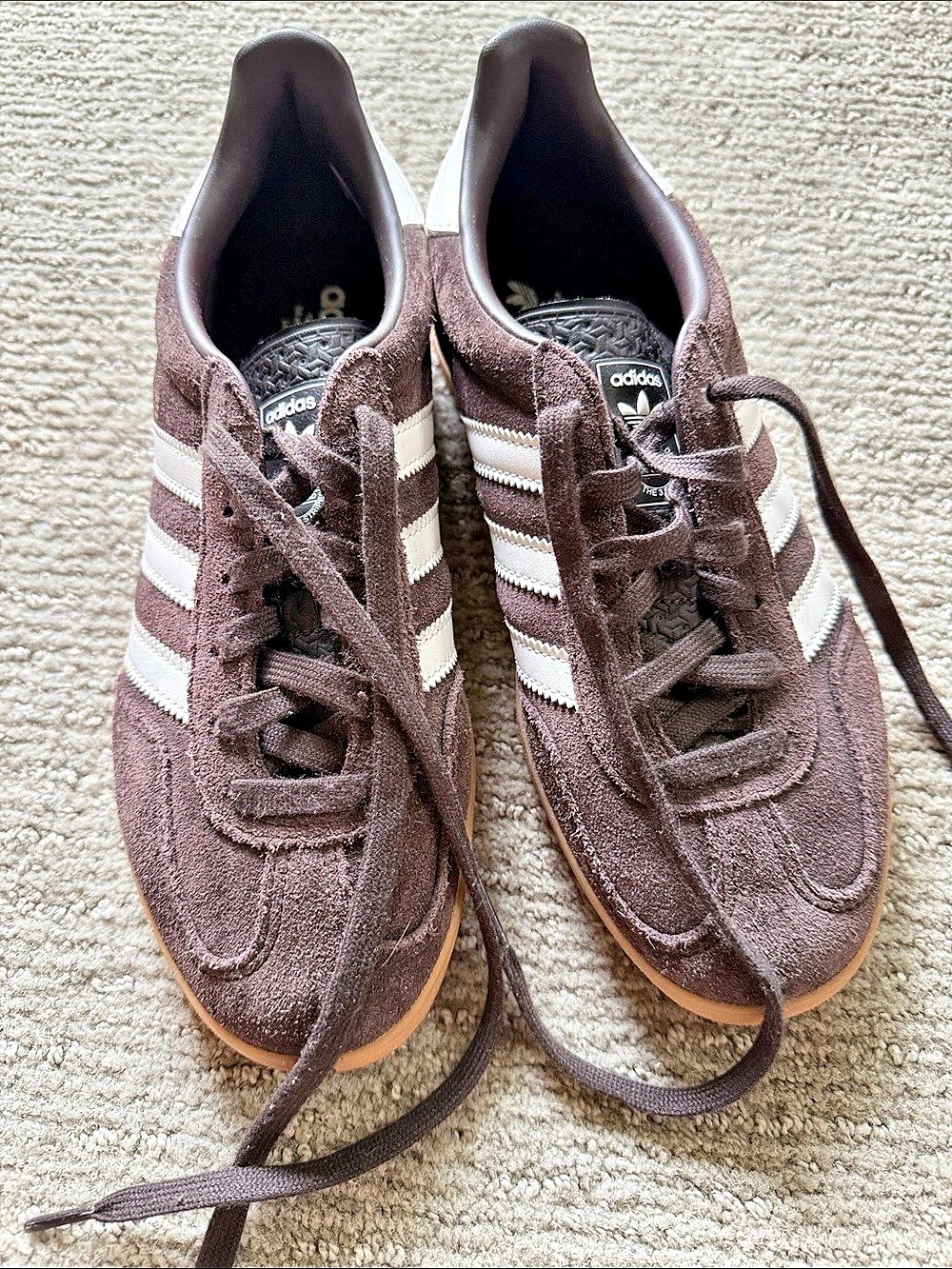 adidas Gazelle Indoor Aurora Coffee White Brown & White Sneakers